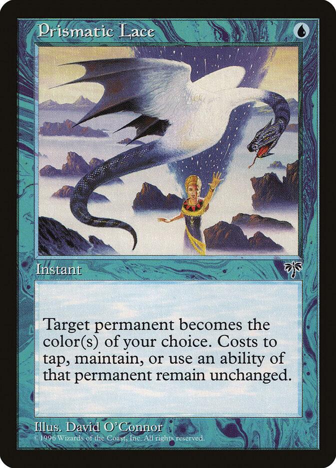Prismatic Lace card front