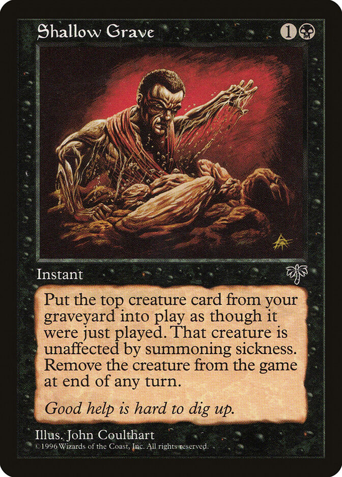 Shallow Grave card front