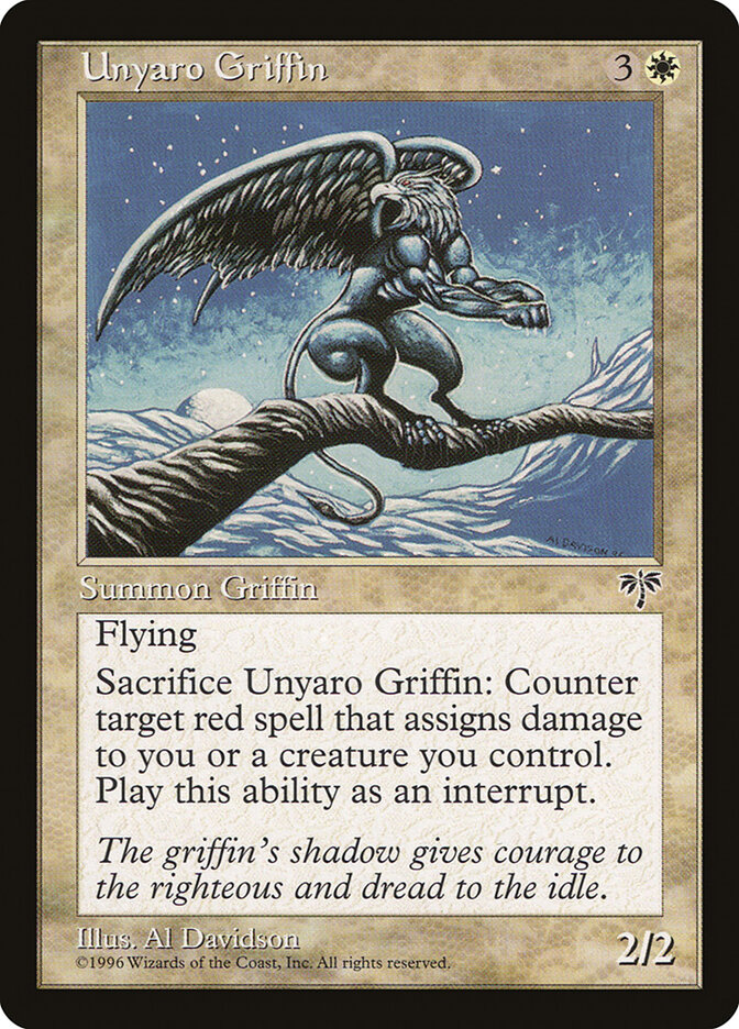 Unyaro Griffin card front