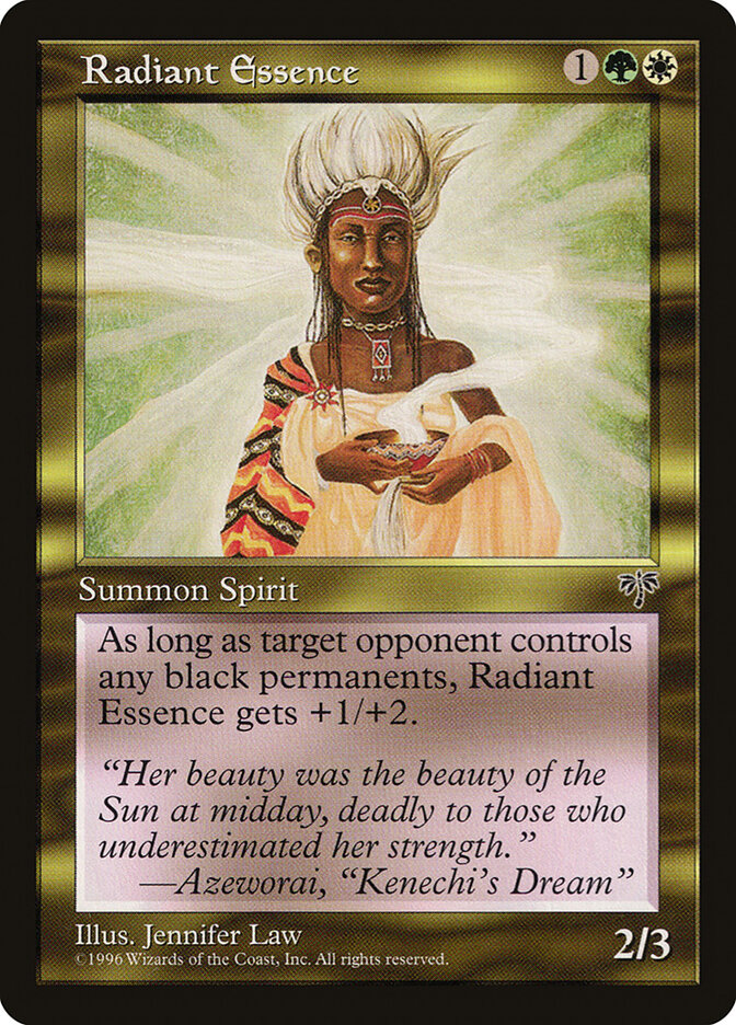 Radiant Essence card front