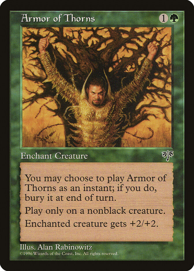 Armor of Thorns card front