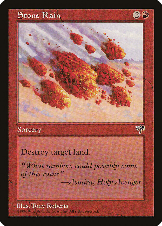 Stone Rain card front