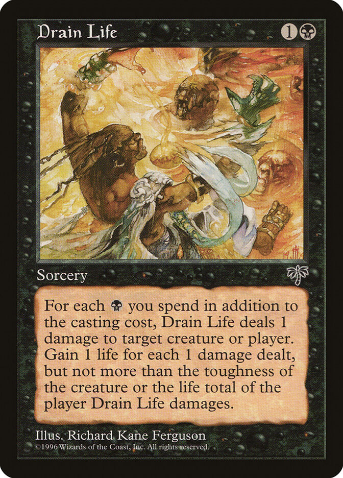 Drain Life card front