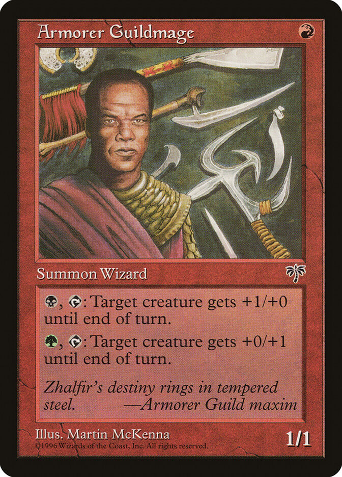 Armorer Guildmage card front