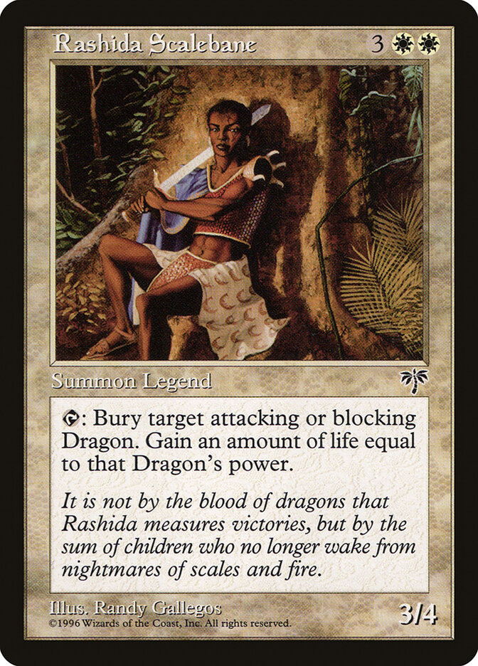 Rashida Scalebane card front