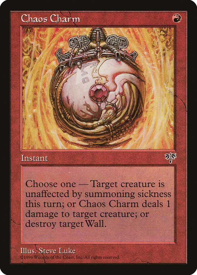 Chaos Charm card front