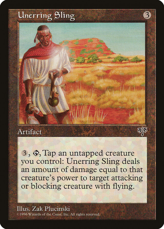 Unerring Sling card front