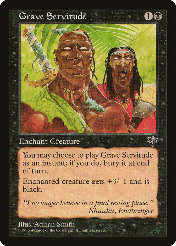 Grave Servitude card front