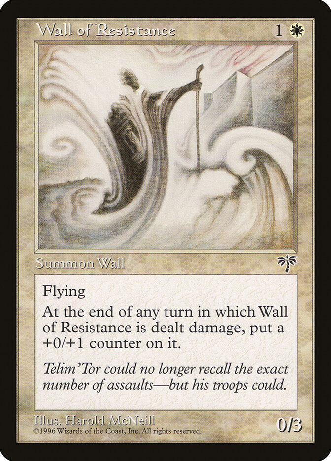 Wall of Resistance card front