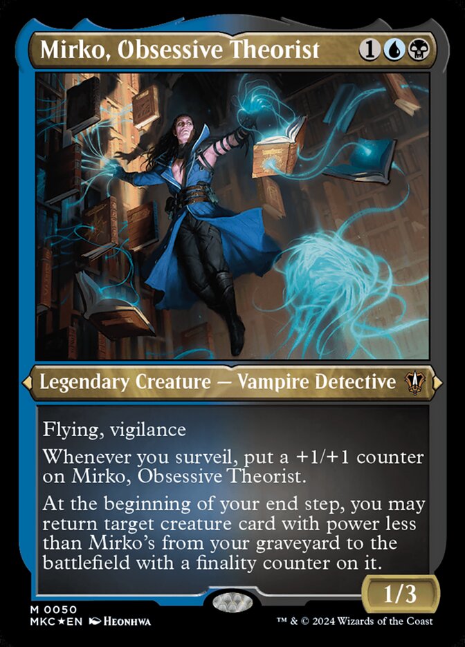 Mirko, Obsessive Theorist card front