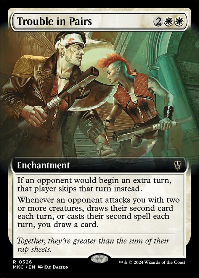 Trouble in Pairs card front