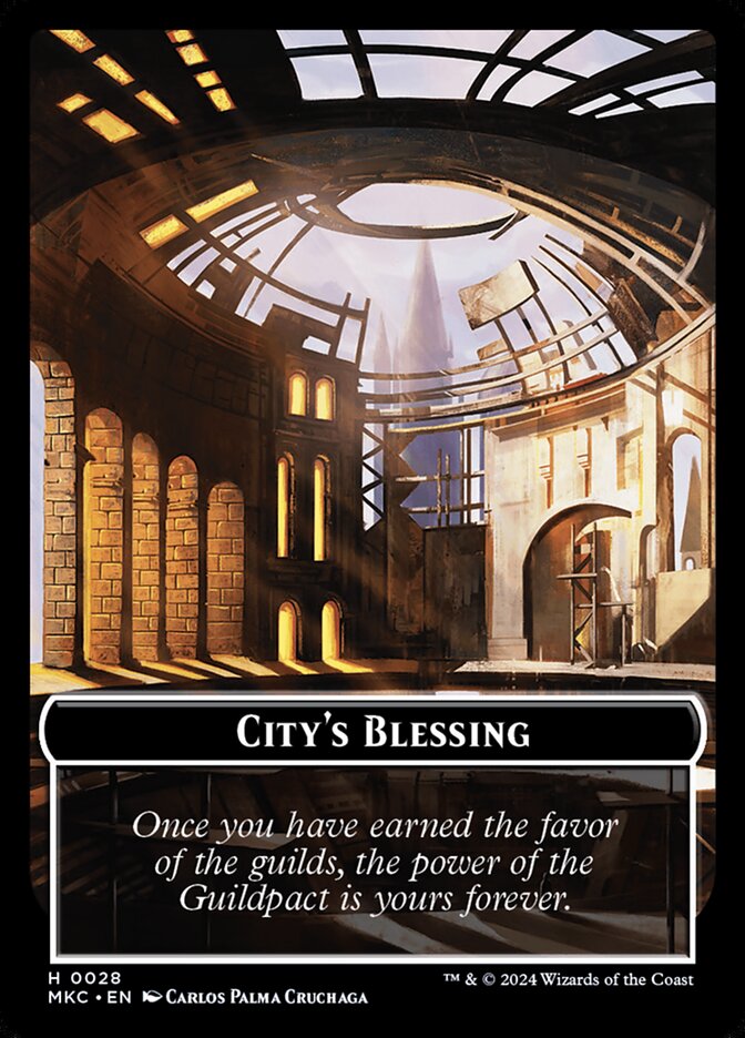 City's Blessing card front