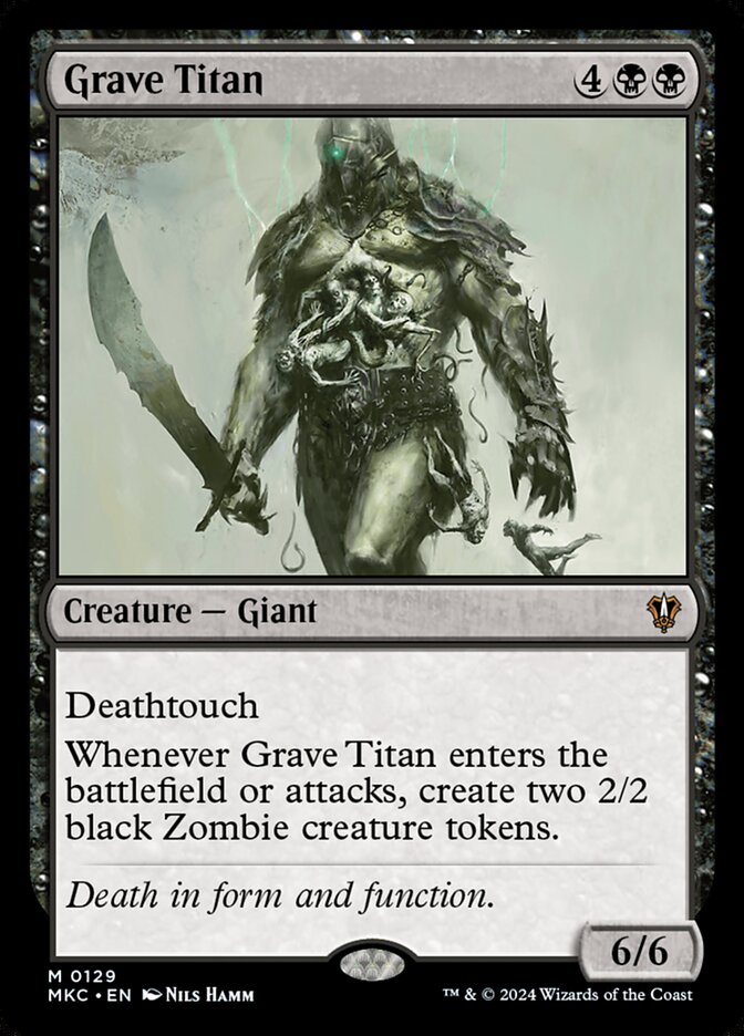 Grave Titan card front