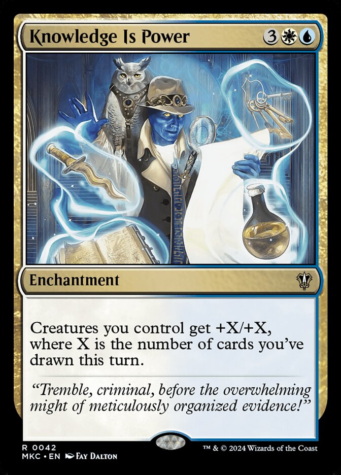 Knowledge Is Power card front