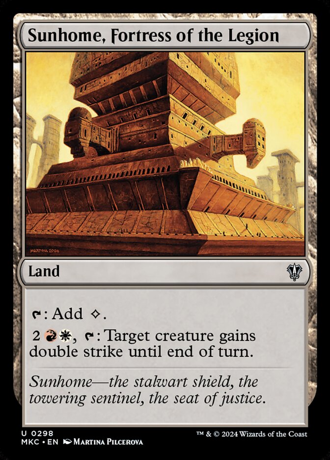 Sunhome, Fortress of the Legion card front