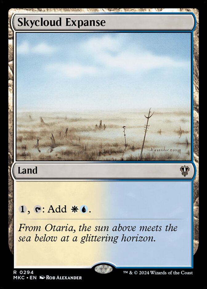 Skycloud Expanse card front