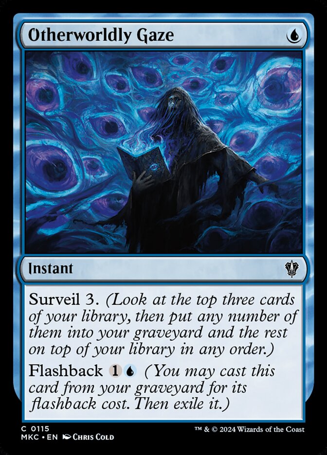 Otherworldly Gaze card front