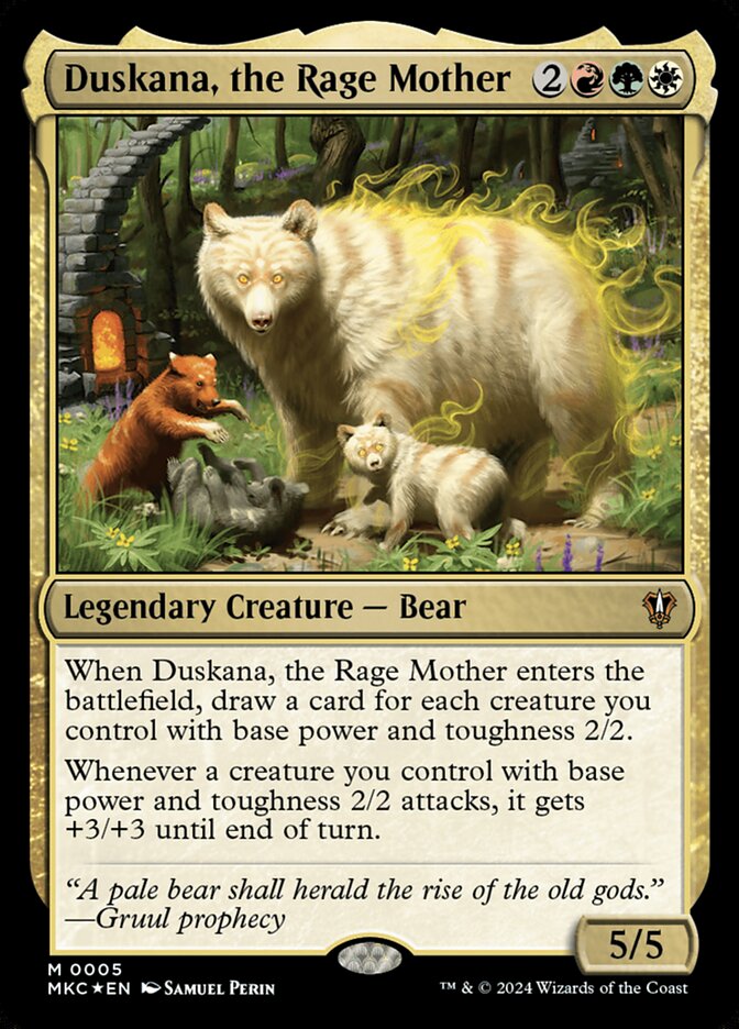 Duskana, the Rage Mother card front