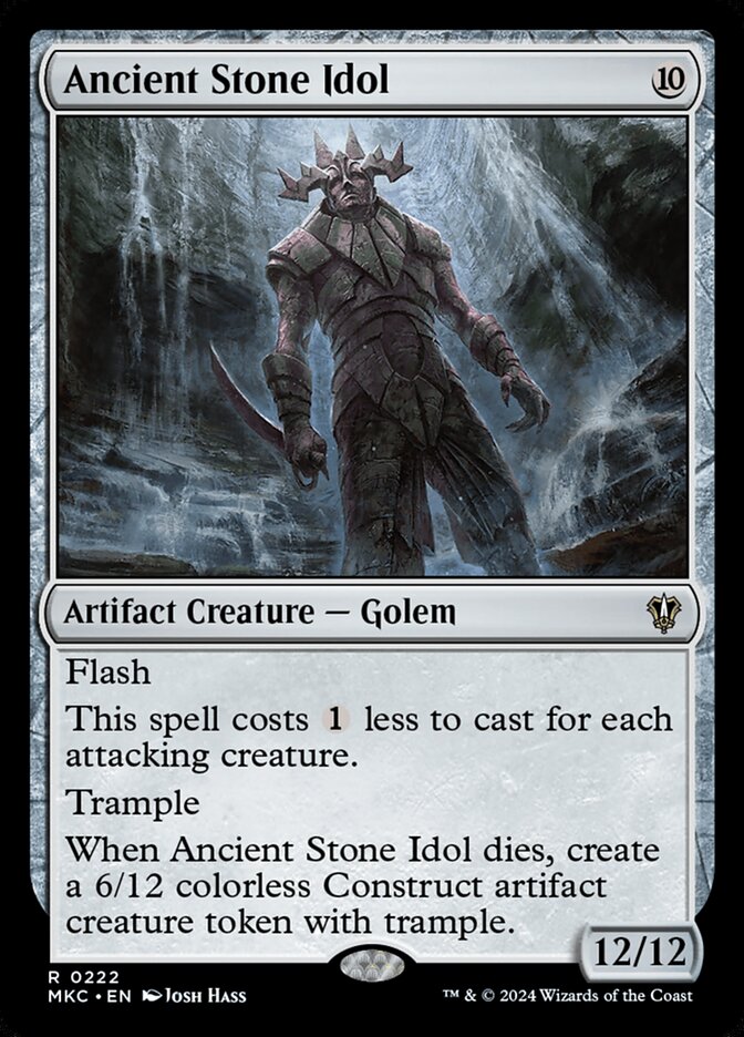 Ancient Stone Idol card front