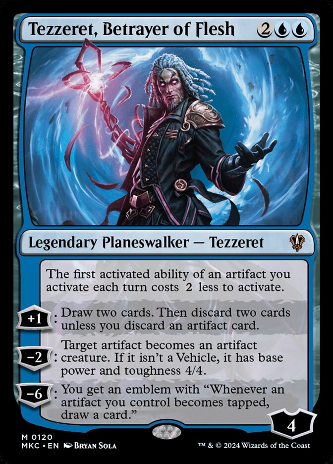 Tezzeret, Betrayer of Flesh card front