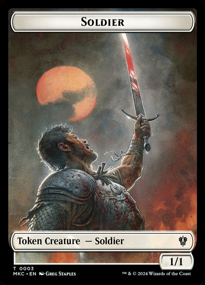 Soldier card front