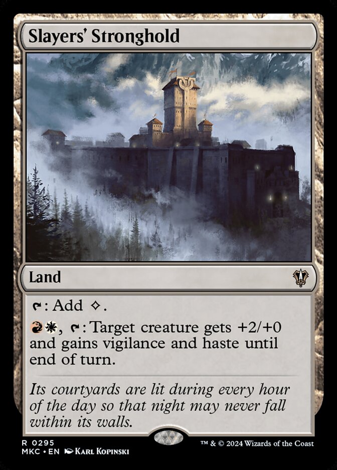 Slayers' Stronghold card front