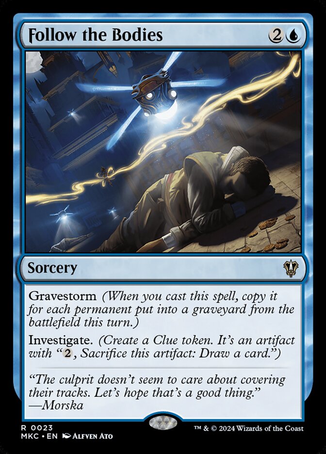 Follow the Bodies card front