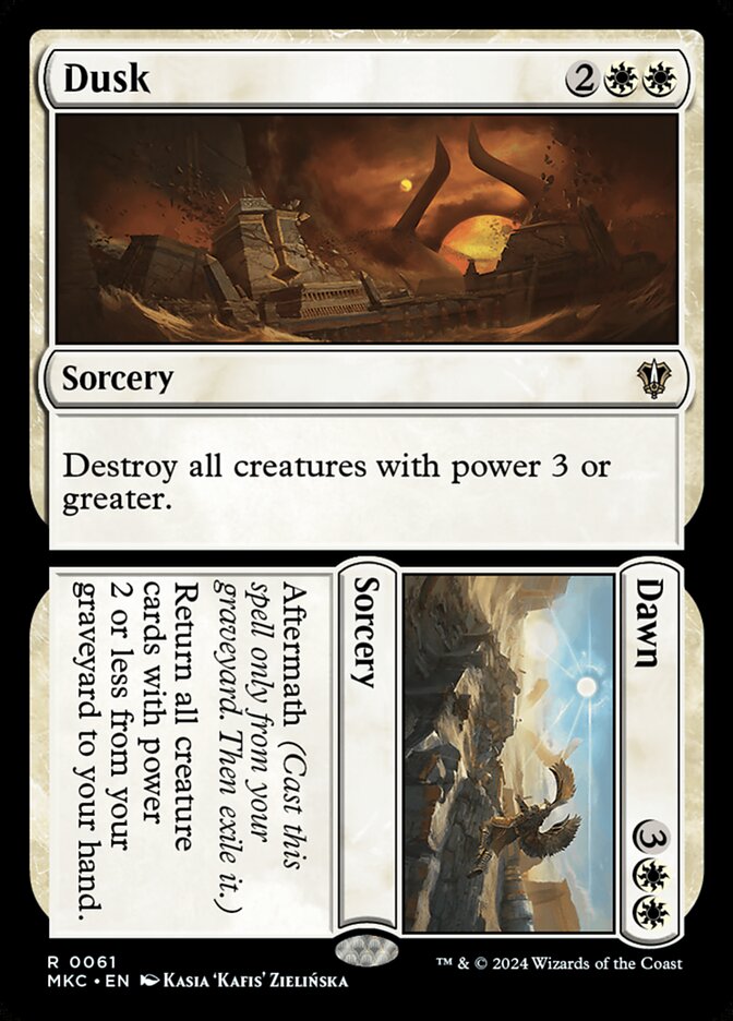 Dusk card front
