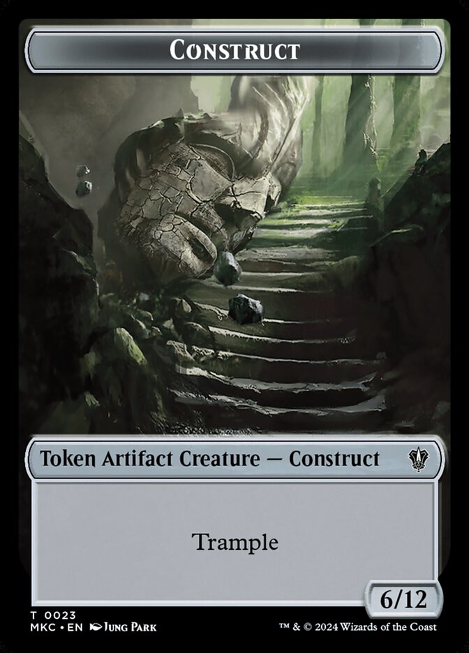 Construct card front