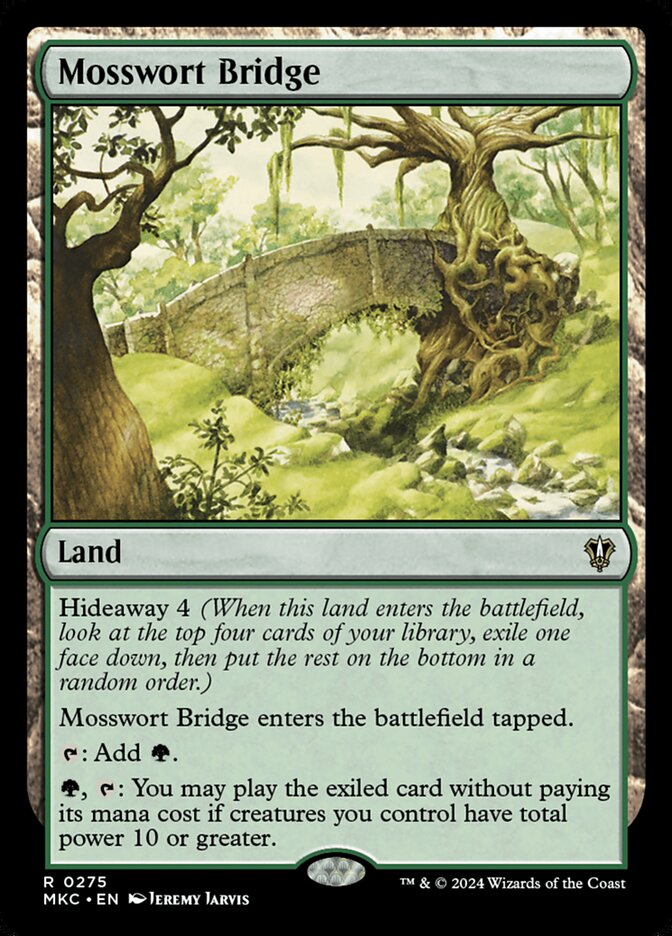 Mosswort Bridge card front
