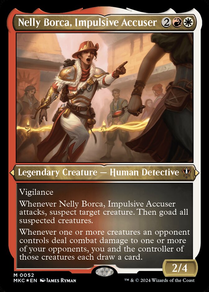 Nelly Borca, Impulsive Accuser card front