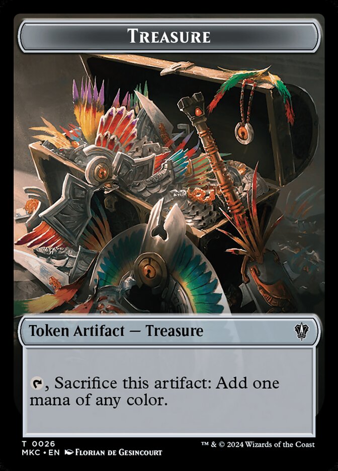 Treasure card front