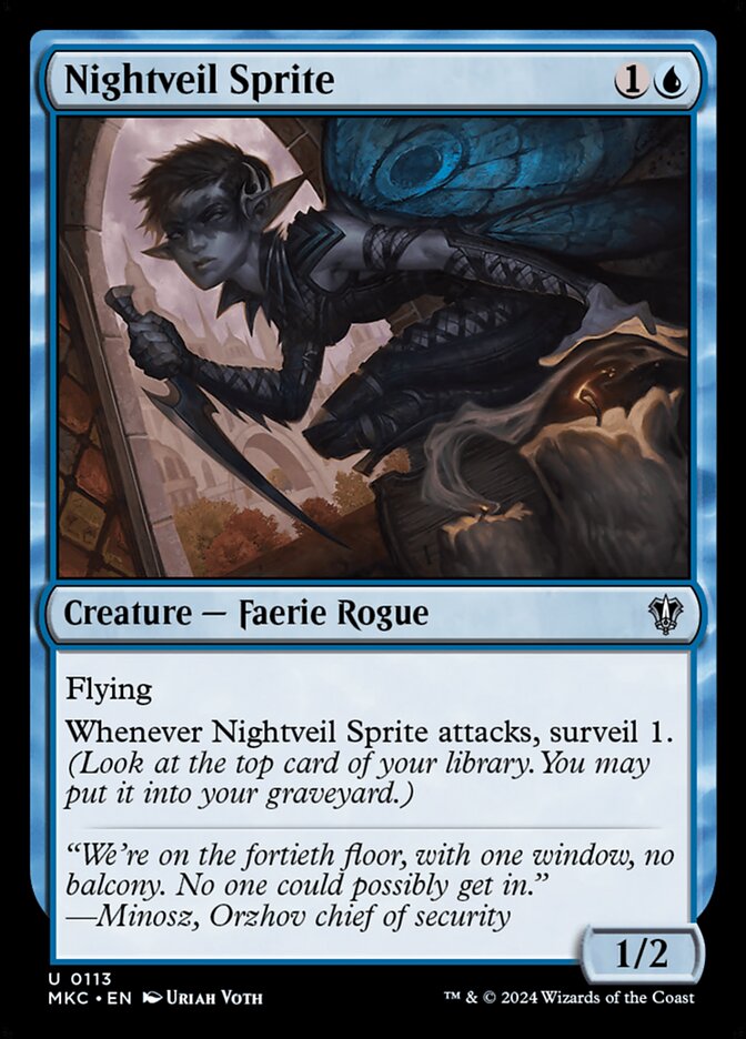 Nightveil Sprite card front