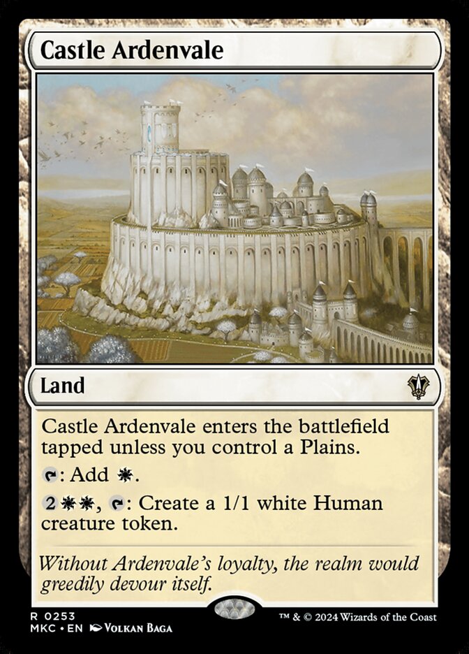 Castle Ardenvale card front