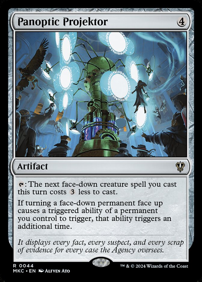 Panoptic Projektor card front