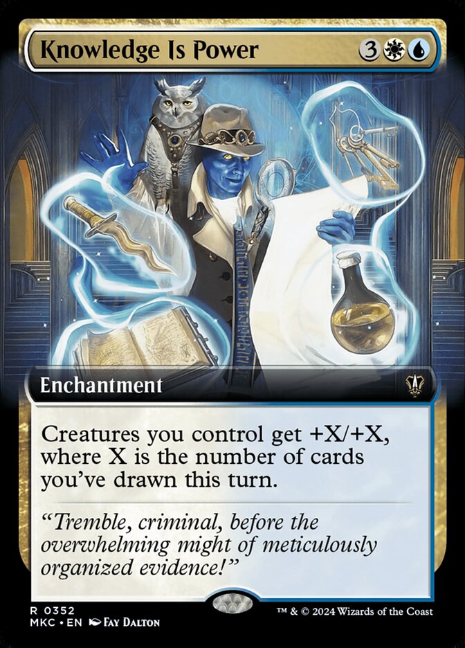 Knowledge Is Power card front