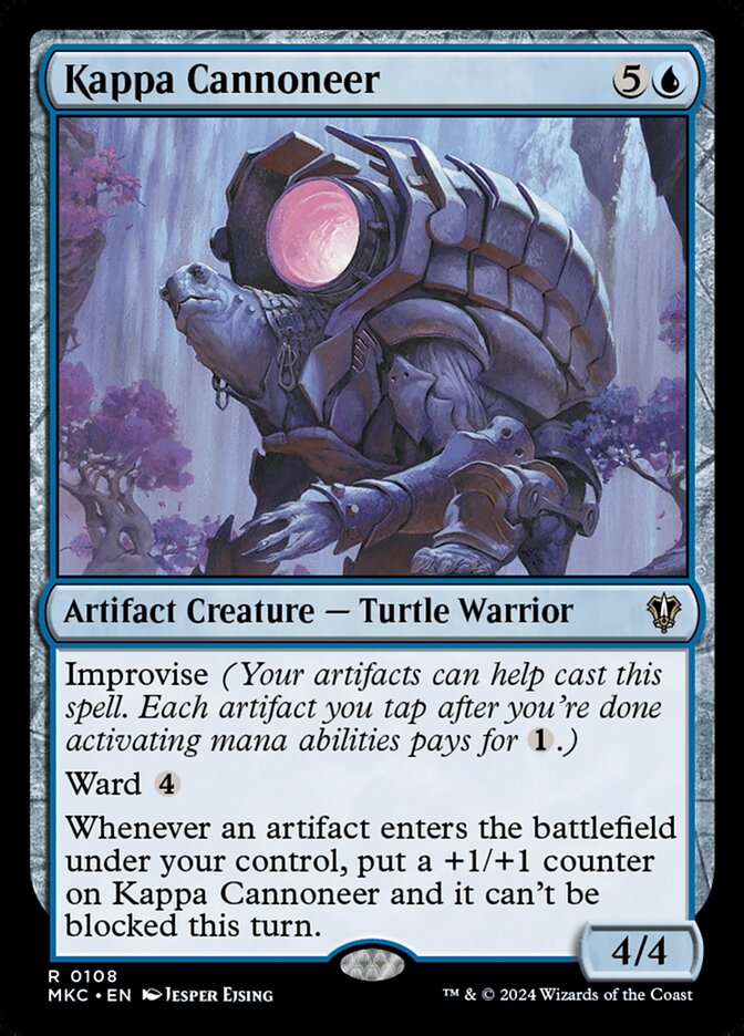 Kappa Cannoneer card front
