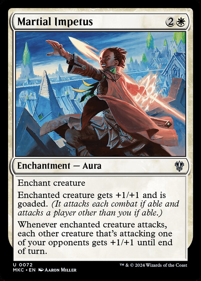 Martial Impetus card front