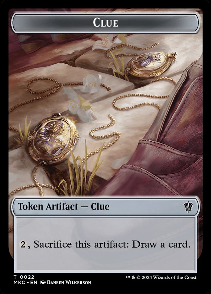 Clue card front