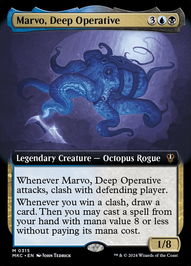 Marvo, Deep Operative card front