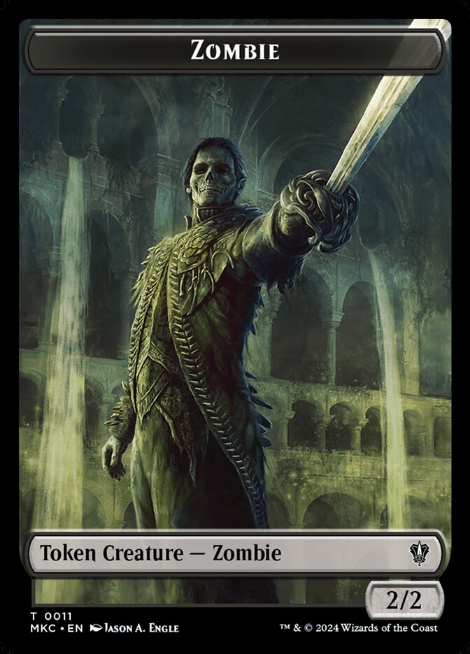 Zombie card front