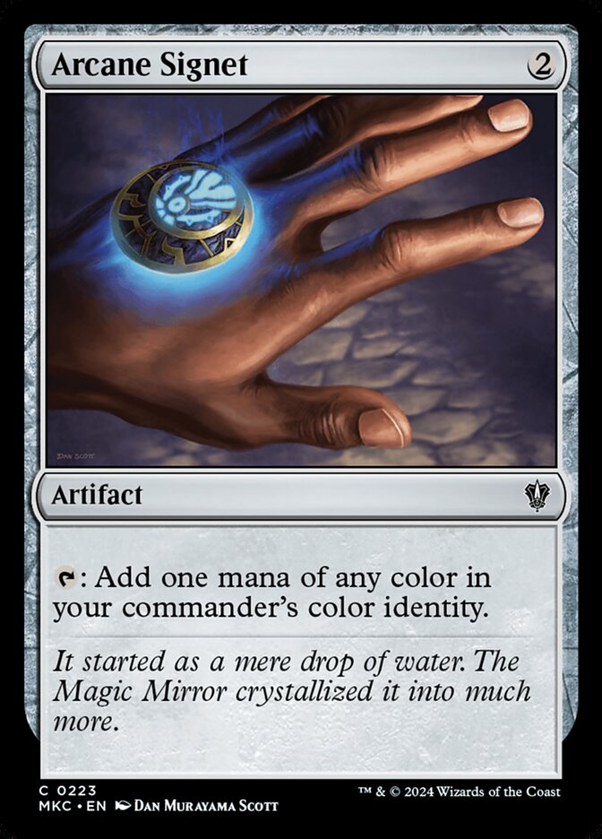 Arcane Signet card front