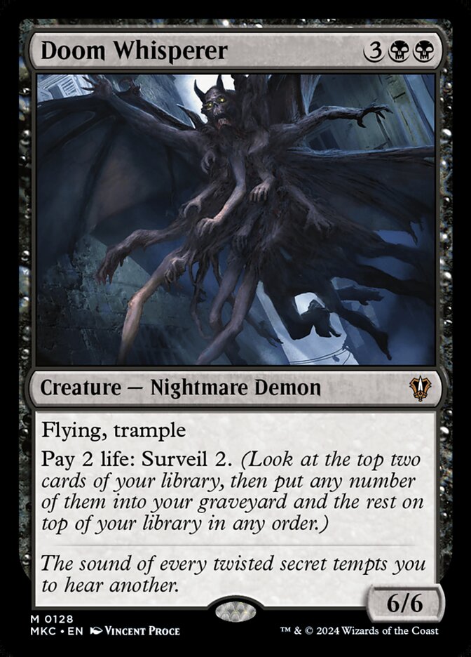 Doom Whisperer card front