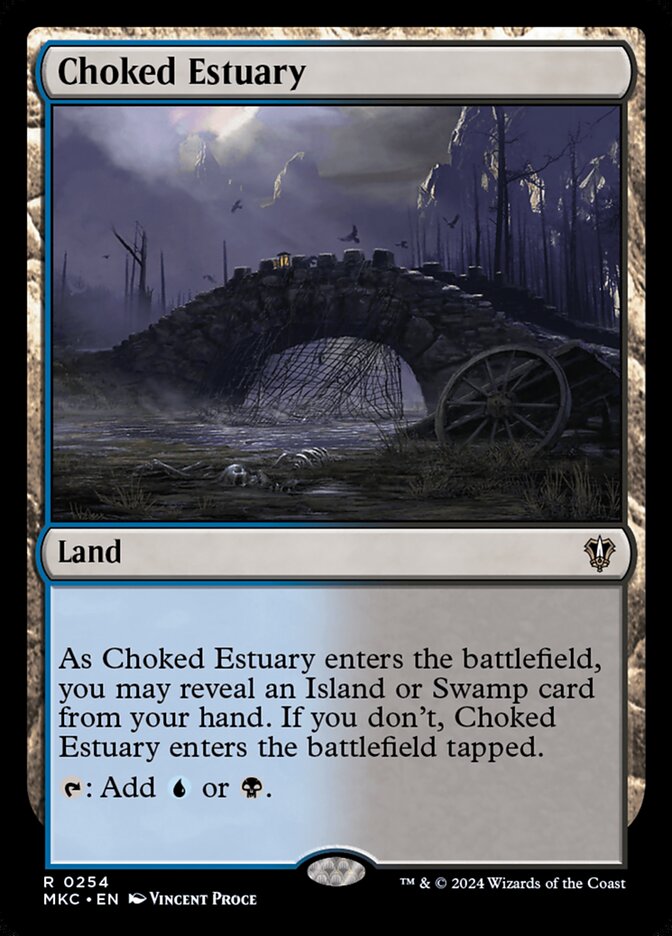 Choked Estuary card front