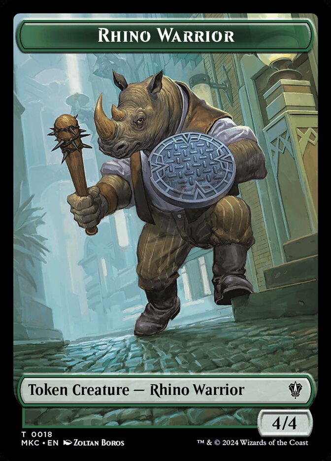 Rhino Warrior card front