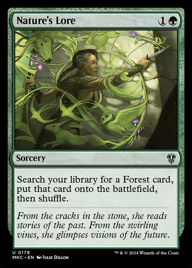 Nature's Lore card front