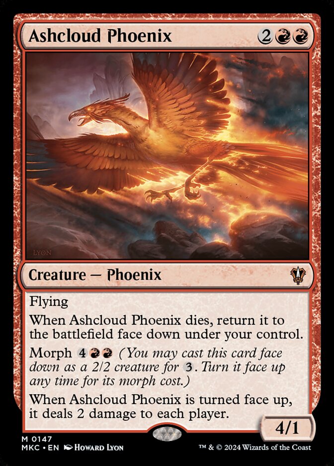 Ashcloud Phoenix card front