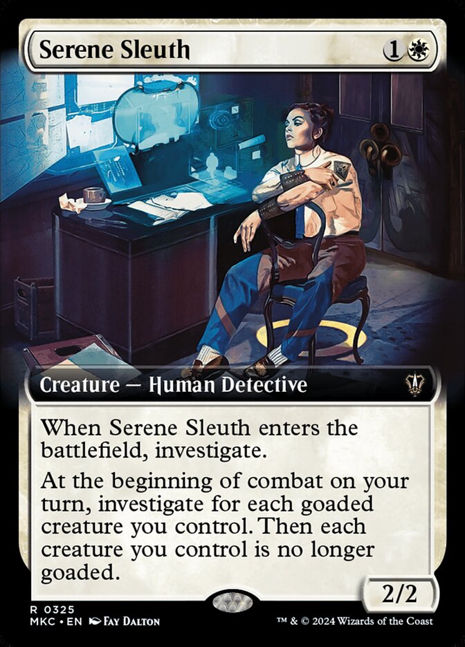 Serene Sleuth card front