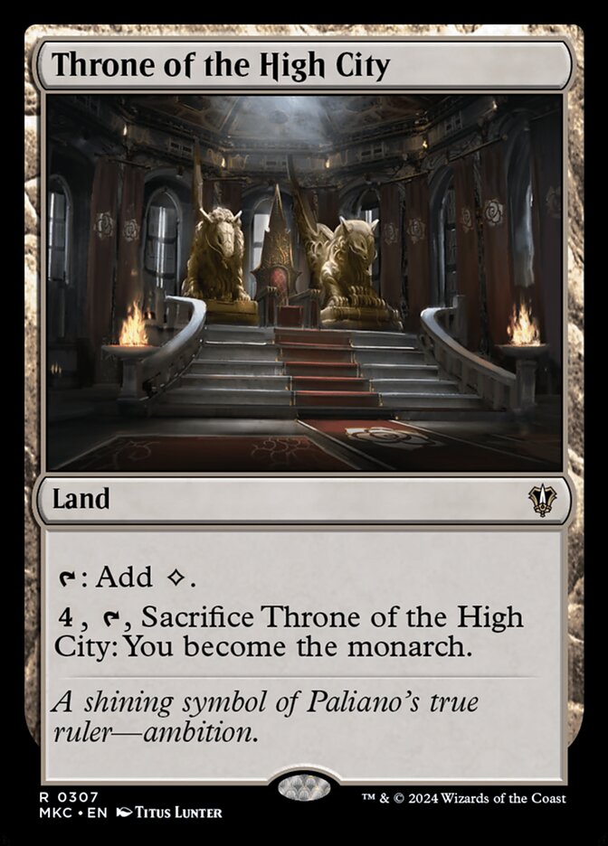 Throne of the High City card front