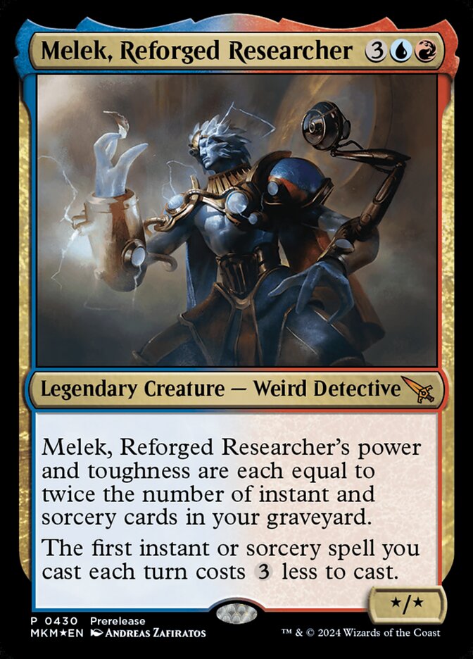 Melek, Reforged Researcher card front